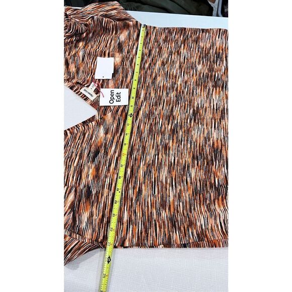 OPEN EDIT RIBBED OFF THE SHOULDER LONG SLEEVE SWEATER WOMENS SZ 2XL NEW - Picture 6 of 9